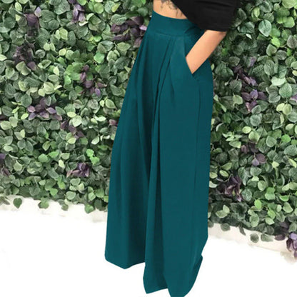 Women’s High-Waisted Wide-Leg Trousers