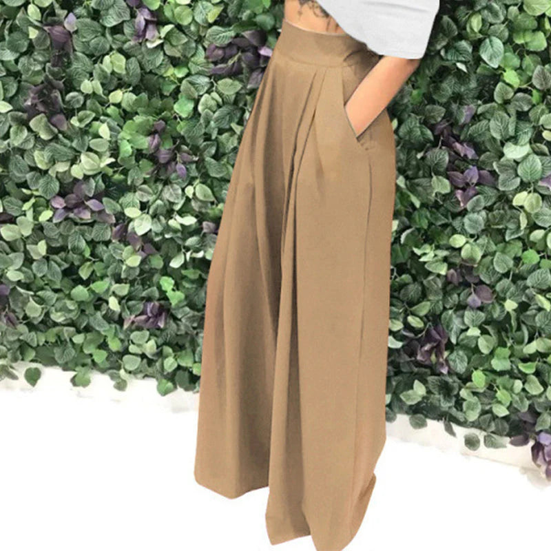 Women’s High-Waisted Wide-Leg Trousers