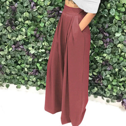 Women’s High-Waisted Wide-Leg Trousers