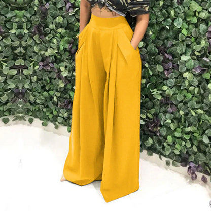 Women’s High-Waisted Wide-Leg Trousers
