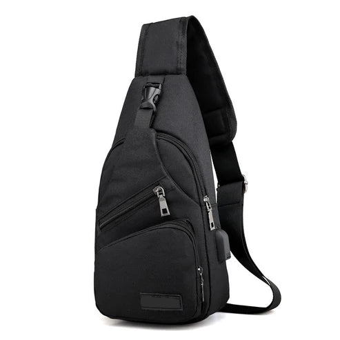 Multi-Pocket Crossbody Sling Bag