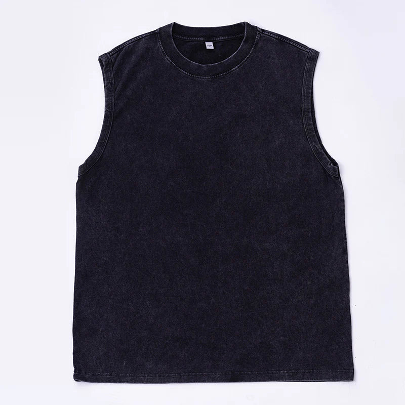 Men’s Vintage-Wash Sleeveless Tank Top