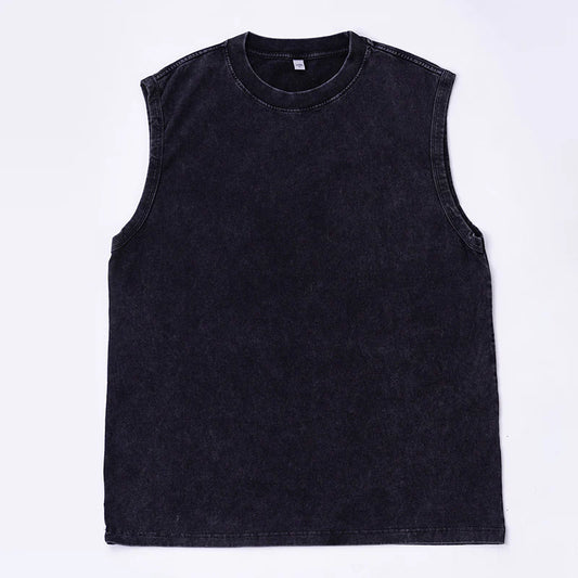 Men’s Vintage-Wash Sleeveless Tank Top