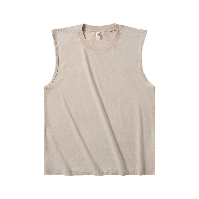 Men’s Vintage-Wash Sleeveless Tank Top