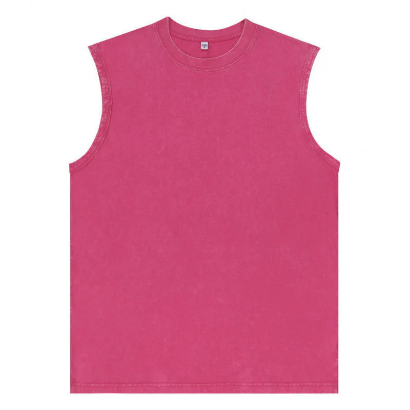 Men’s Vintage-Wash Sleeveless Tank Top