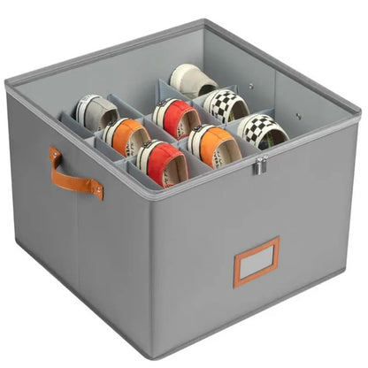 Foldable 16-Pair Shoe Storage Organiser