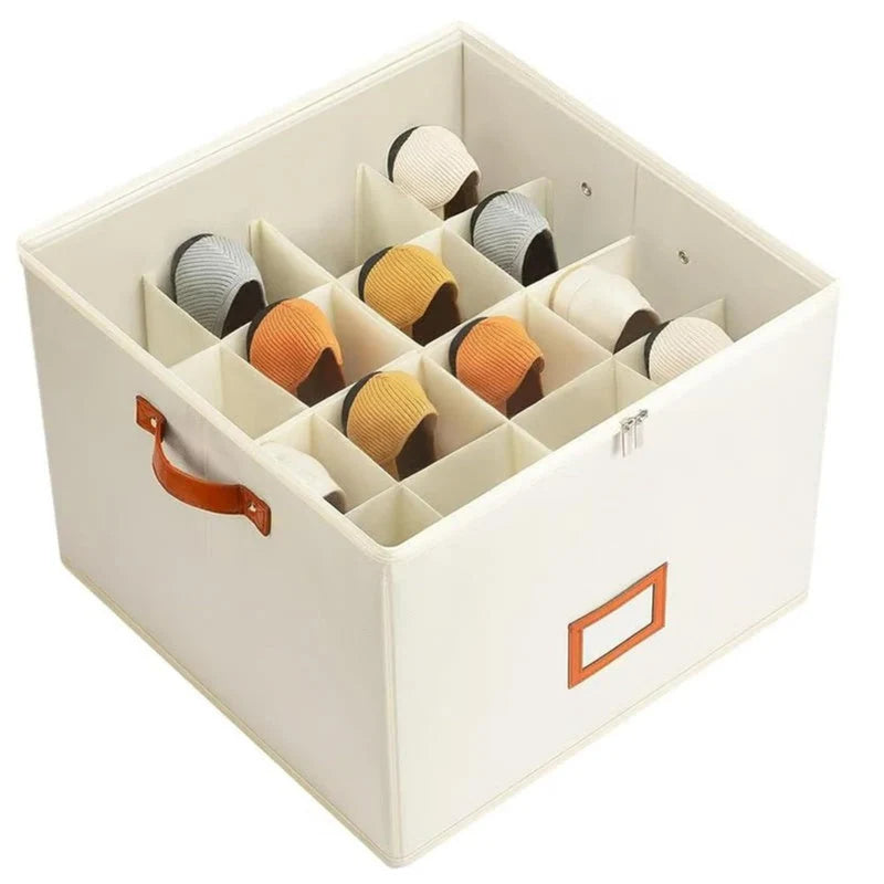 Foldable 16-Pair Shoe Storage Organiser