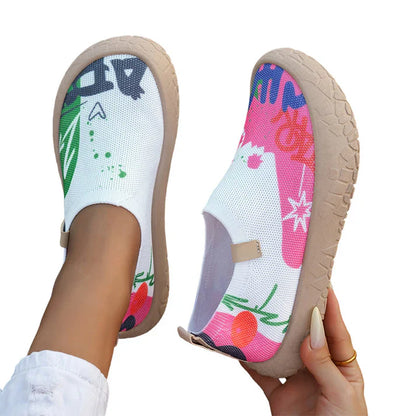 Women's Printed Slip-On Shoes
