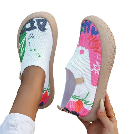Women's Printed Slip-On Shoes