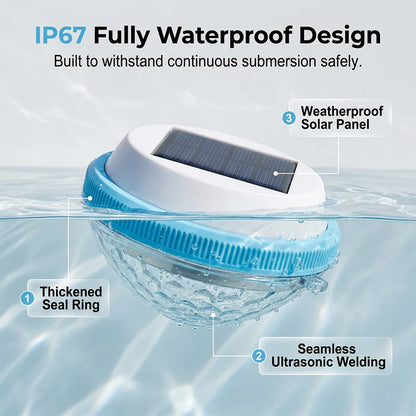 Solar Floating Pool Light