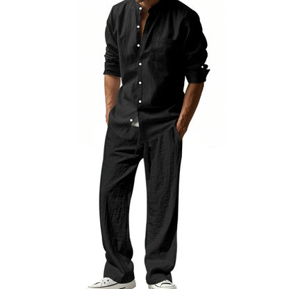 Men’s Relaxed Shirt and Trousers Set