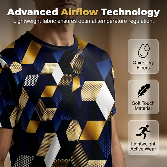 Geometric Print T-Shirt
