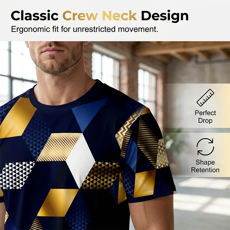 Geometric Print T-Shirt
