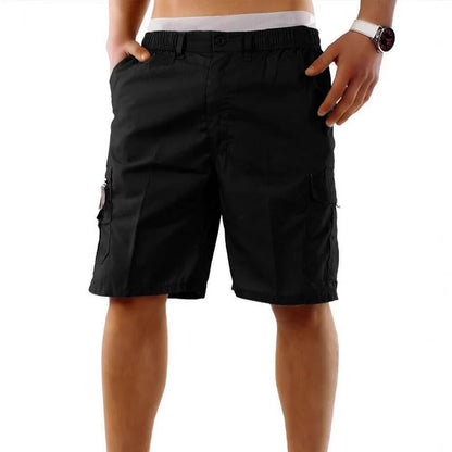 Men’s Elasticated Waist Cargo Shorts