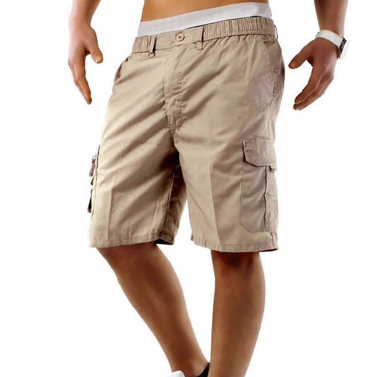 Men’s Elasticated Waist Cargo Shorts