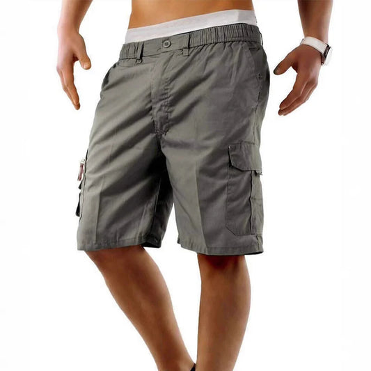 Men’s Elasticated Waist Cargo Shorts