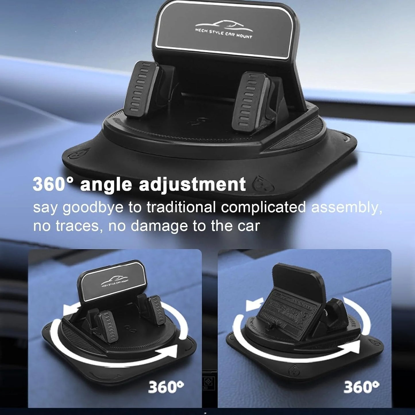 360° Rotating Dashboard Phone Holder