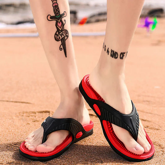 Men’s Textured Flip-Flops