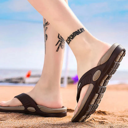 Men’s Textured Flip-Flops
