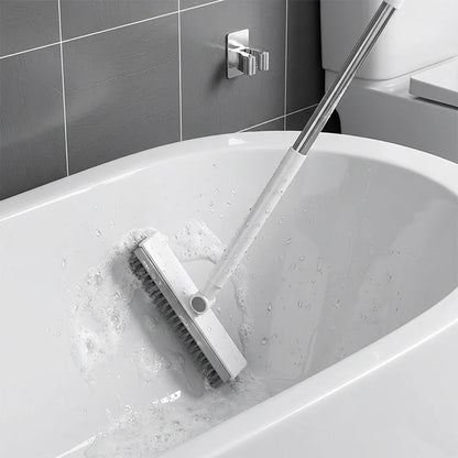 Long-Handle Grout Brush and Squeegee