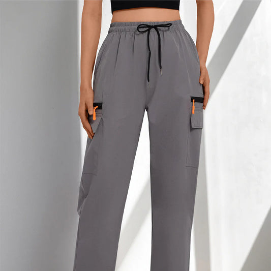 Women’s Drawstring Cargo Trousers