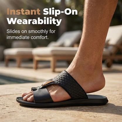 Men’s Woven Slide Sandals