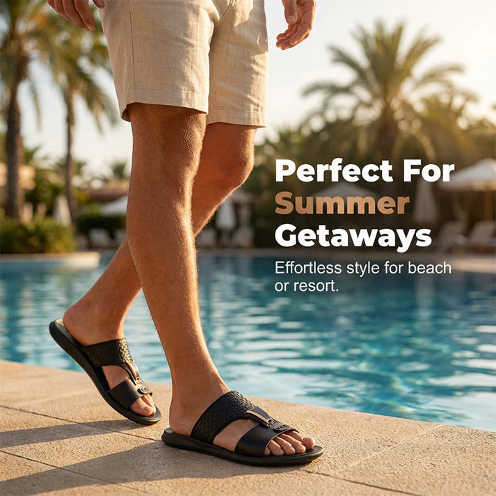 Men’s Woven Slide Sandals
