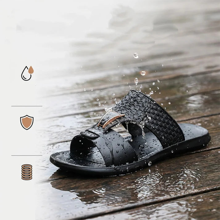 Men’s Woven Slide Sandals