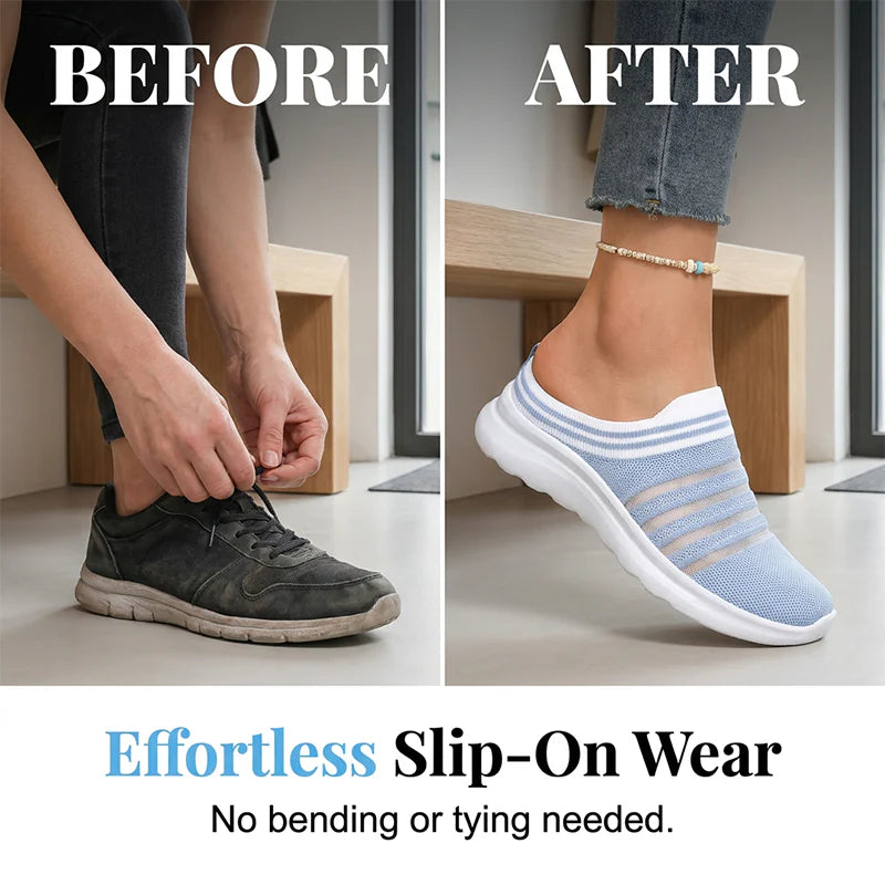 Women’s Mesh Slip-On Mule Trainers