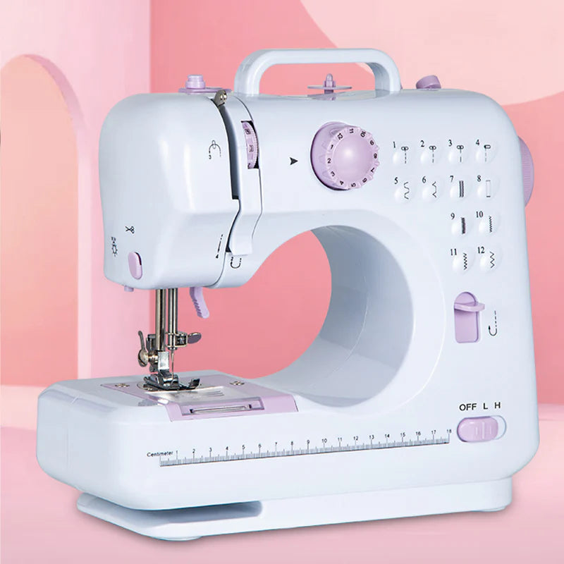 Compact Multi-Stitch Sewing Machine