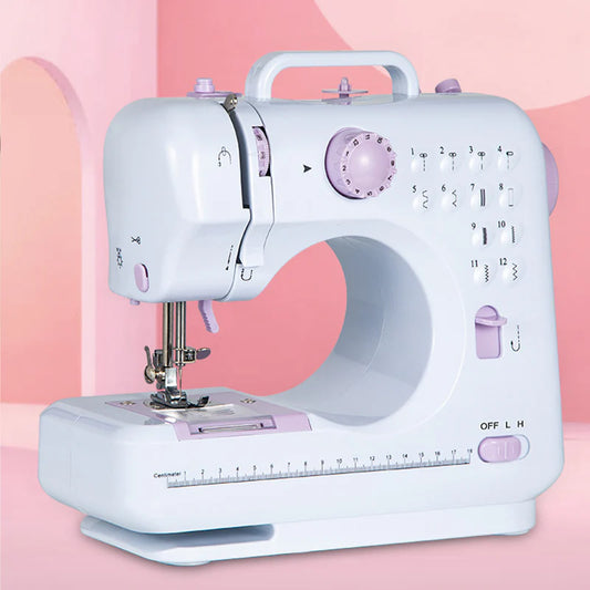 Compact Multi-Stitch Sewing Machine
