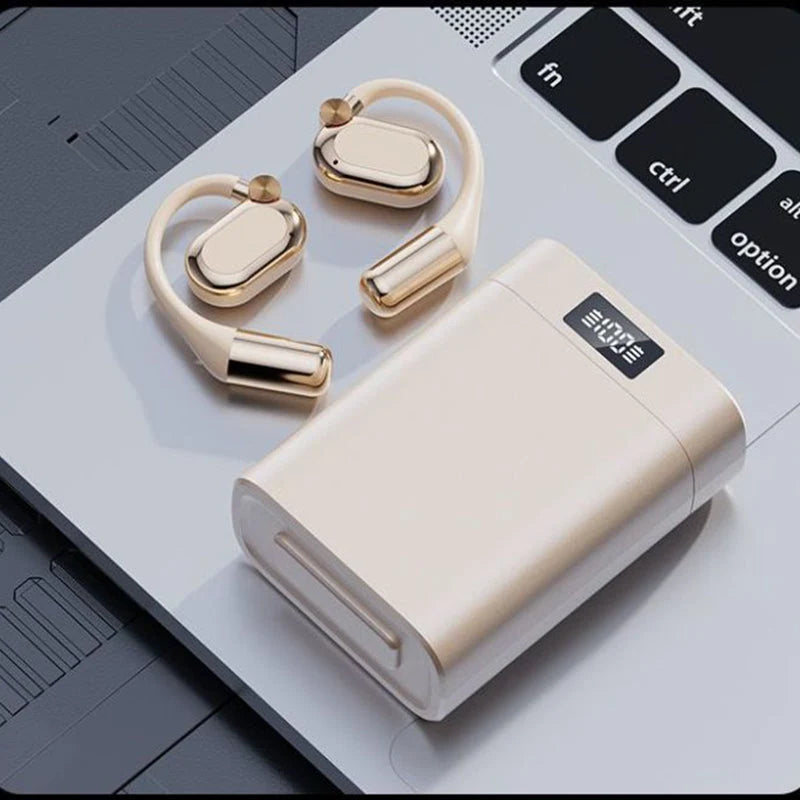 Open Ear Wireless Earphones with Light Case