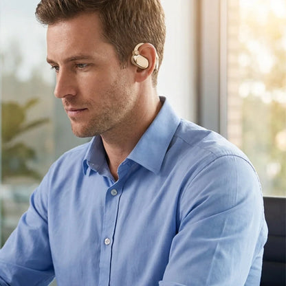 Open Ear Wireless Earphones with Light Case