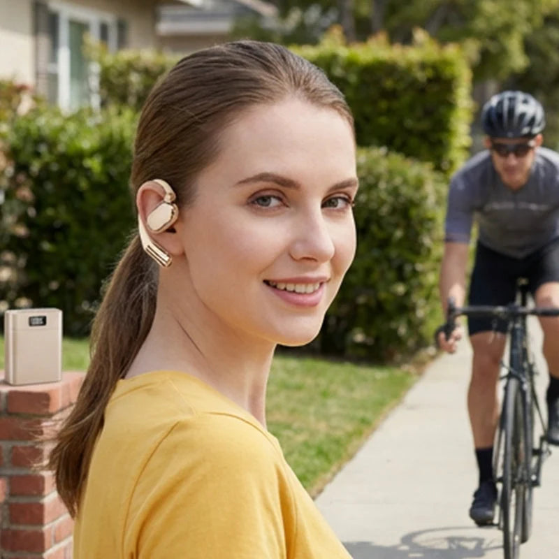 Open Ear Wireless Earphones with Light Case