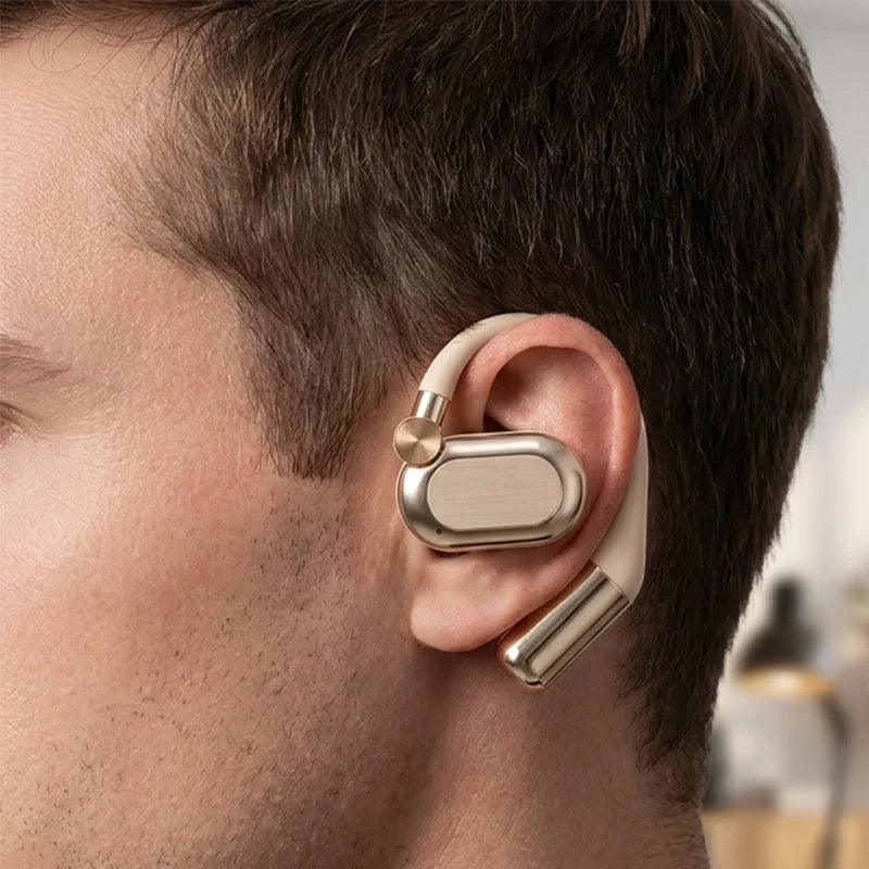 Open Ear Wireless Earphones with Light Case
