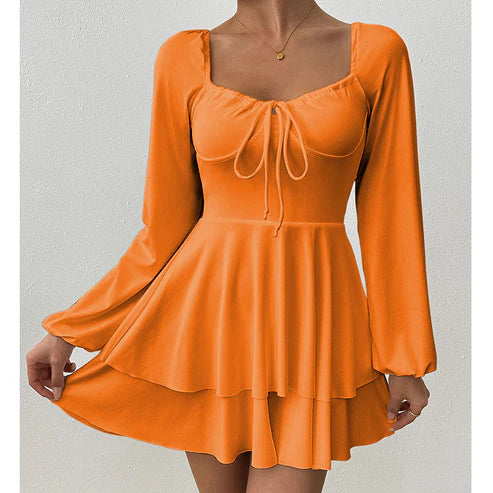 Women’s Sweetheart-Neck Skort Dress
