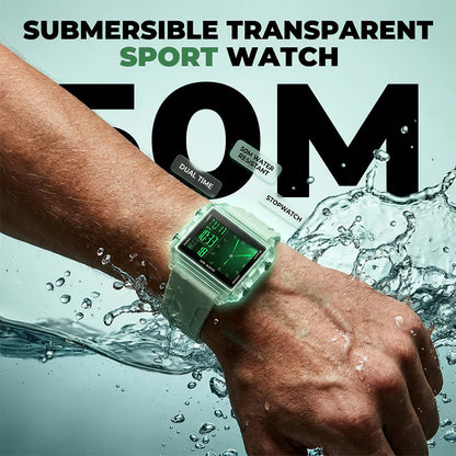 Transparent Digital Watch
