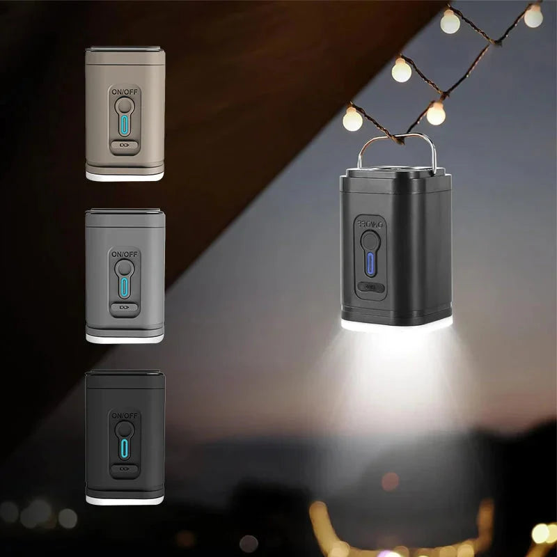 Rechargeable Camping Air Pump with LED Light