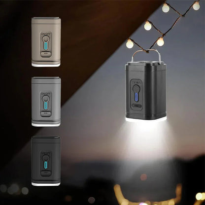 Rechargeable Camping Air Pump with LED Light
