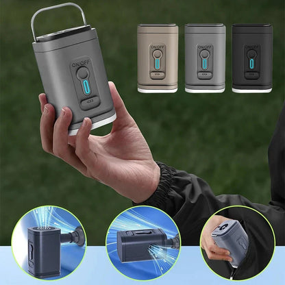 Rechargeable Camping Air Pump with LED Light