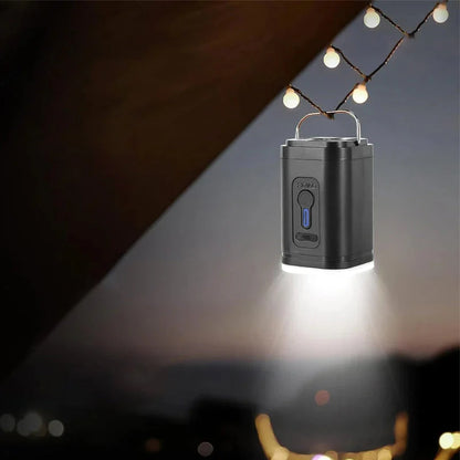 Rechargeable Camping Air Pump with LED Light