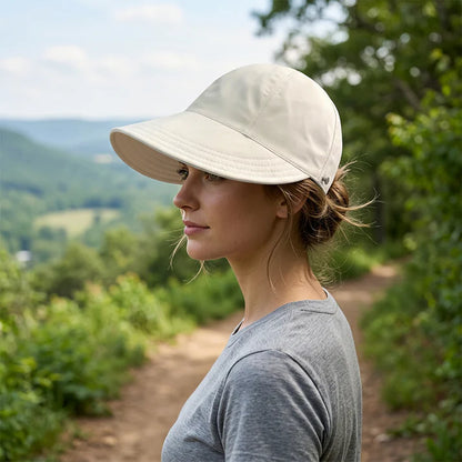 Women's Adjustable Ponytail Sun Cap