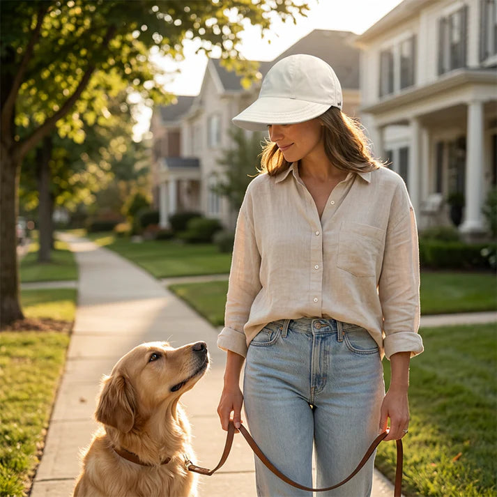 Women's Adjustable Ponytail Sun Cap