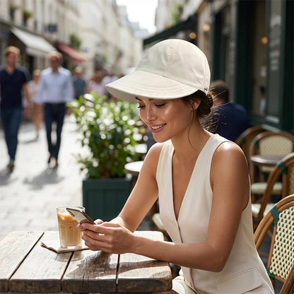 Women's Adjustable Ponytail Sun Cap