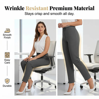 Women's High-Waisted Cropped Trousers