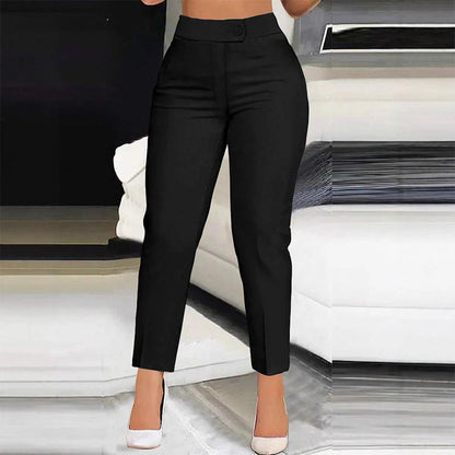 Women's High-Waisted Cropped Trousers