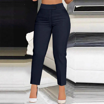 Women's High-Waisted Cropped Trousers