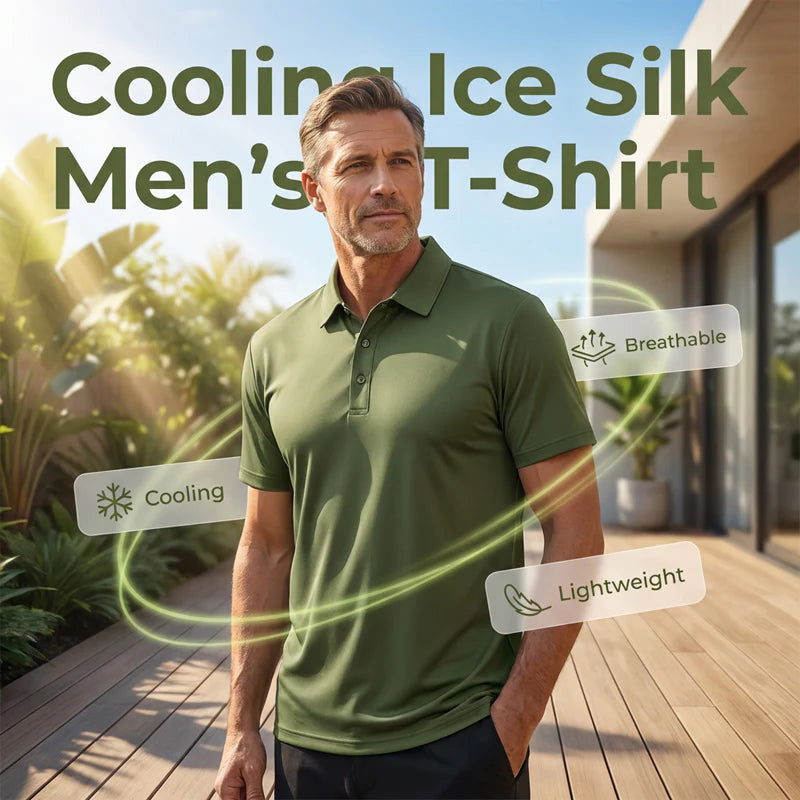 Men’s Lightweight Collared Summer T-Shirt