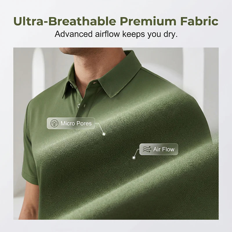 Men’s Lightweight Collared Summer T-Shirt