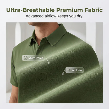 Men’s Lightweight Collared Summer T-Shirt